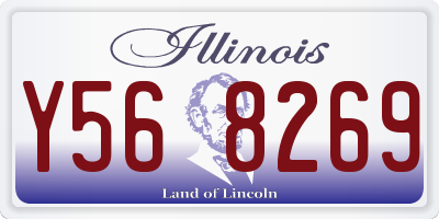 IL license plate Y568269