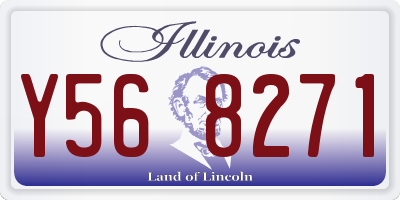 IL license plate Y568271