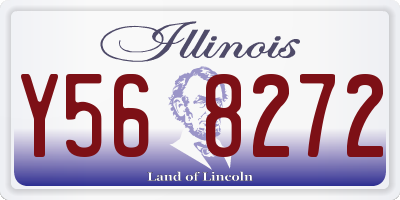 IL license plate Y568272