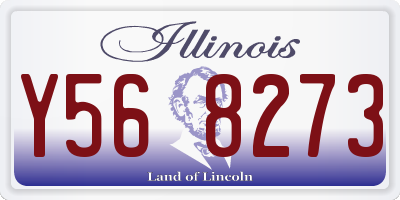 IL license plate Y568273