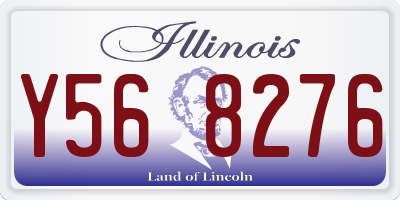 IL license plate Y568276