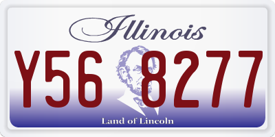 IL license plate Y568277