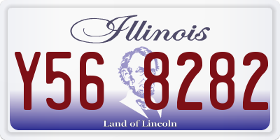 IL license plate Y568282