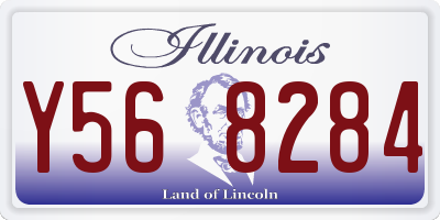 IL license plate Y568284