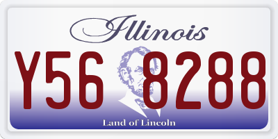 IL license plate Y568288