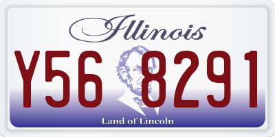 IL license plate Y568291