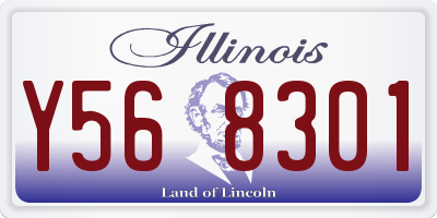 IL license plate Y568301