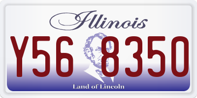 IL license plate Y568350