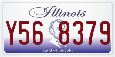 IL license plate Y568379