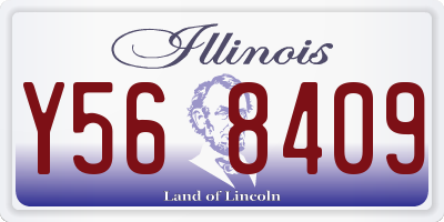 IL license plate Y568409