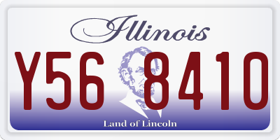 IL license plate Y568410