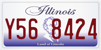 IL license plate Y568424
