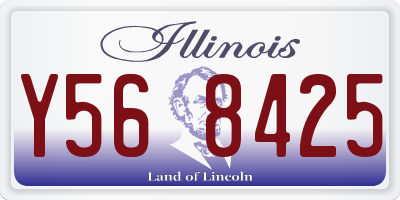 IL license plate Y568425