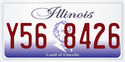 IL license plate Y568426
