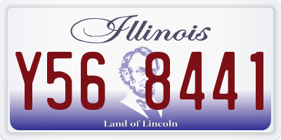 IL license plate Y568441