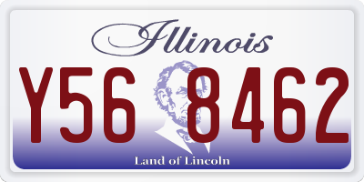 IL license plate Y568462