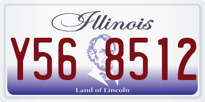 IL license plate Y568512