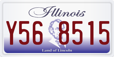 IL license plate Y568515