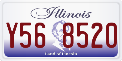 IL license plate Y568520