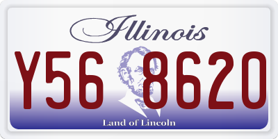 IL license plate Y568620