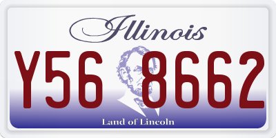 IL license plate Y568662