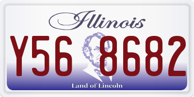 IL license plate Y568682