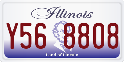 IL license plate Y568808