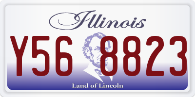 IL license plate Y568823