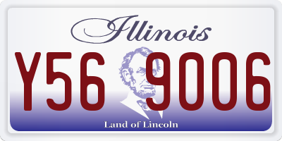 IL license plate Y569006