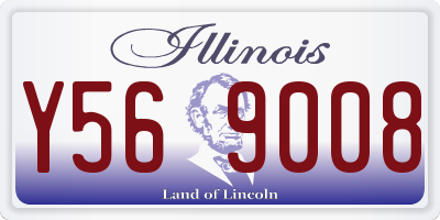IL license plate Y569008
