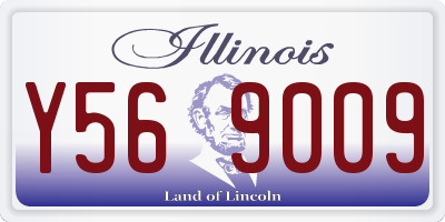 IL license plate Y569009
