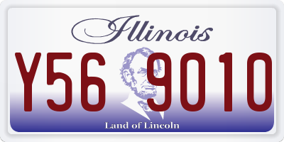 IL license plate Y569010