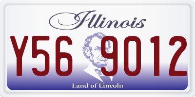 IL license plate Y569012