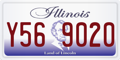 IL license plate Y569020