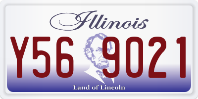 IL license plate Y569021