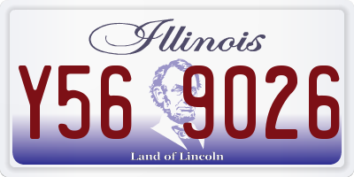 IL license plate Y569026