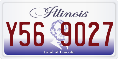 IL license plate Y569027