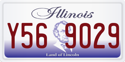 IL license plate Y569029