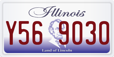 IL license plate Y569030