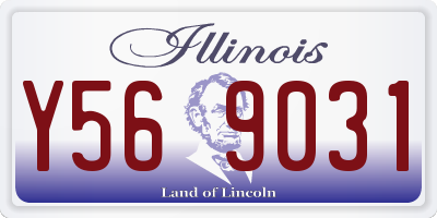IL license plate Y569031