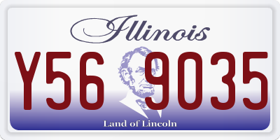 IL license plate Y569035