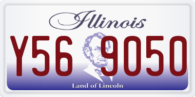 IL license plate Y569050