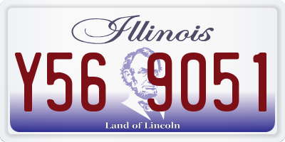 IL license plate Y569051