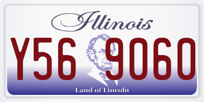 IL license plate Y569060