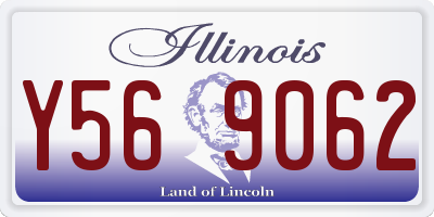 IL license plate Y569062