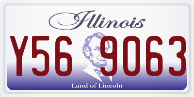 IL license plate Y569063