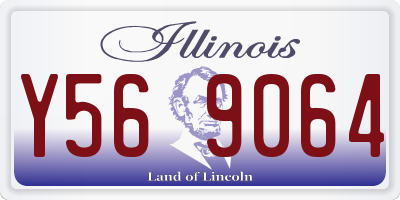IL license plate Y569064