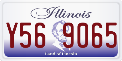 IL license plate Y569065