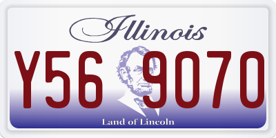 IL license plate Y569070