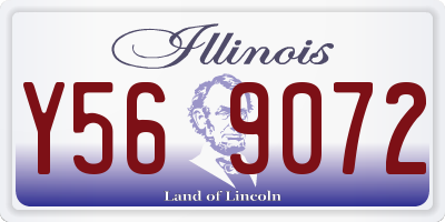 IL license plate Y569072